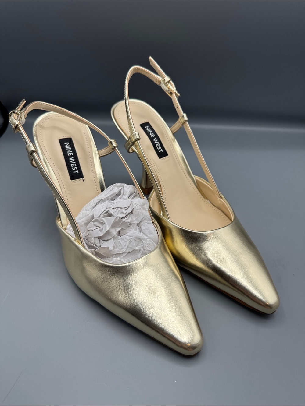 Nine West Vassa Pointy Toe Slingbacks